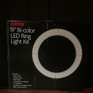 Ring Light with Adjustable Settings